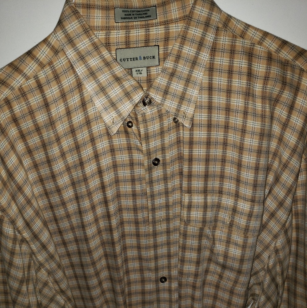 Cutter and Buck men's XXL light weight flannel